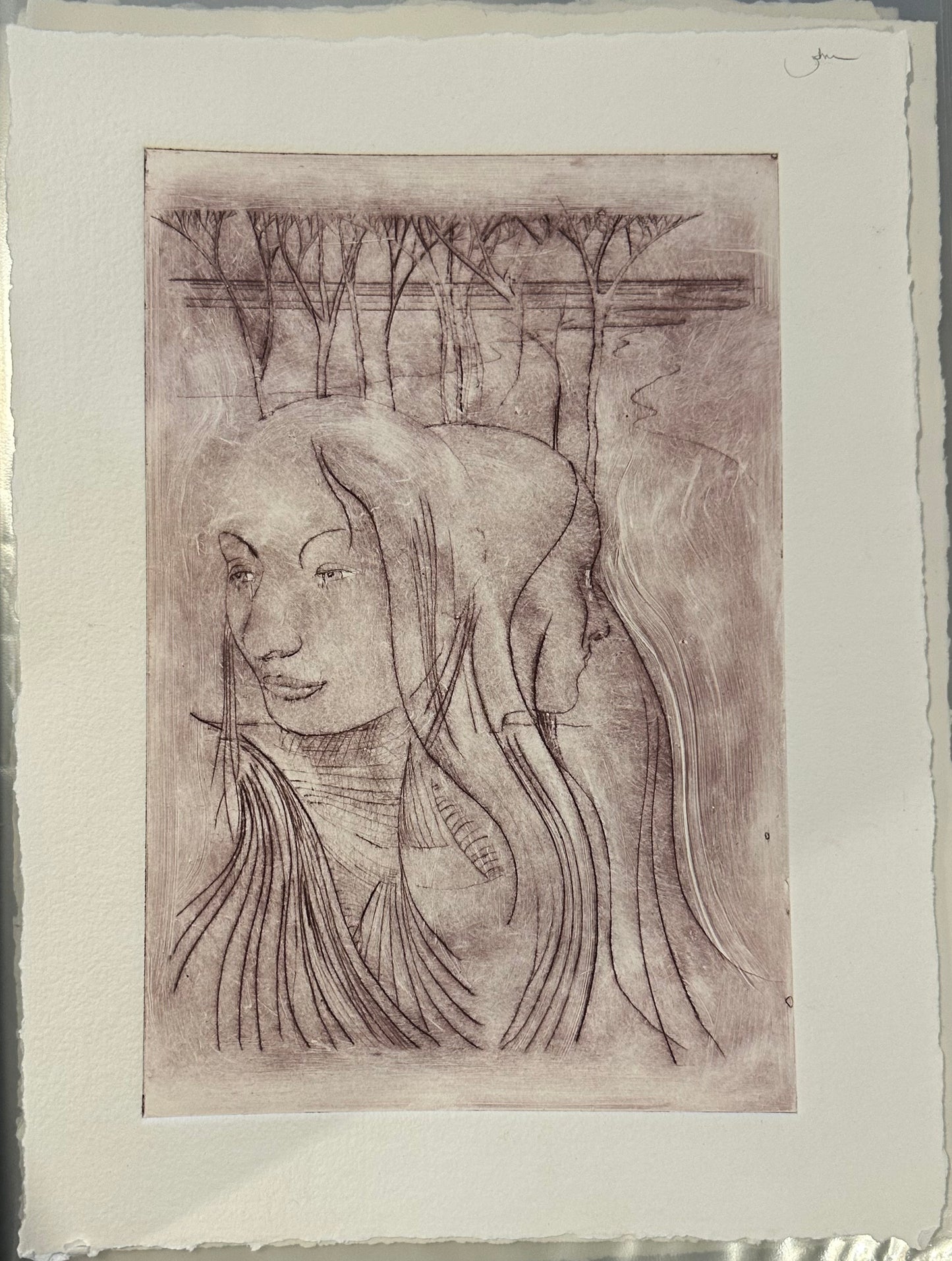 Drypoint Etching – Oscillation