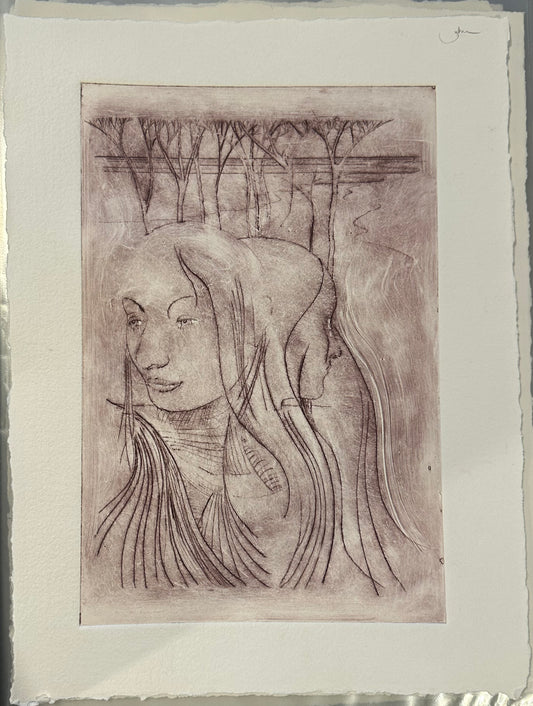 Drypoint Etching – Oscillation
